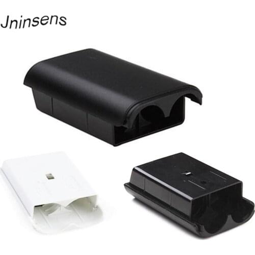 2 Pcs AA Battery compartment Pack Cover Shell Shield Holder Case Kit for Xbox 360 Wireless Controller Replacement Parts Repair