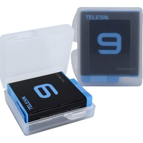 6Pcs Battery Moistureproof Storage Box Transparent Protective Case For Gopro Hero 9 8 7 6 5 Black Sports Camera Accessories