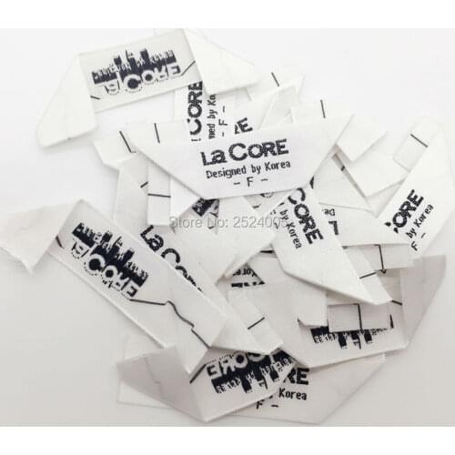 Free shipping custom clothing tags/customized garment logo/shirt tag/custom labels for clothing/dress brand label 1000 pcs a lot