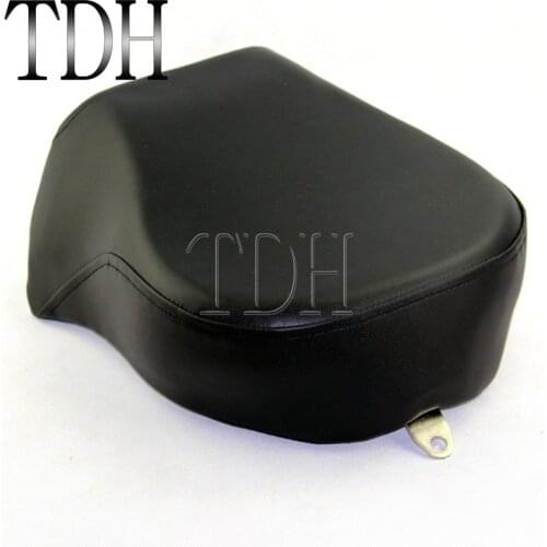 Black Rear Passenger Seat Pillow Cushion Cover For Harley Sportster XL 883 XL 1200 XL883L XL883C XL883N XL1200N Nightster 07-13