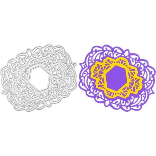 Julyarts Flower Lace Frame Scrapbook Album Stencils For DIY Scrapbooking Card Decorative Embossing Die Mold 2021 New Handcraft