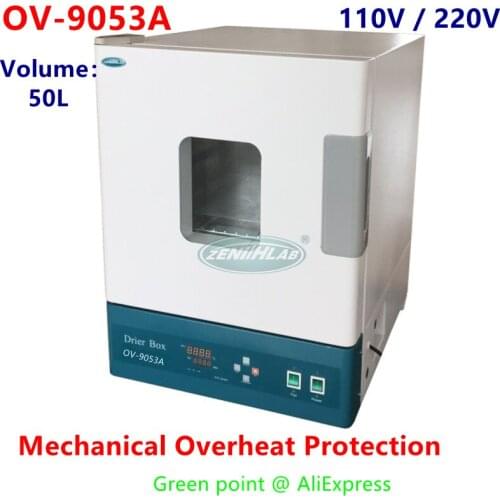 Brand New Product Electrothermal Stable Temperature Dry Oven OV-9053A, Mechanical Overheat Protection, Volume 50L, 110V / 220V