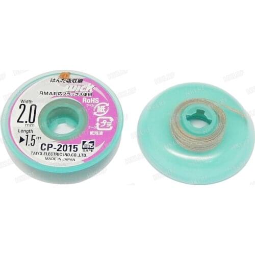 CP-2015 Original new Brand New TAIYO Goot Wick CP-2015 Desoldering Remover 2.0mm*1.5m with tracking number