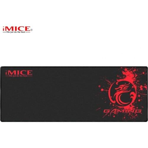 IMICE Mouse Pad Super Large Stitched Edge Rubber 80x30cm Non-Slip Wrist Guard Thickened Mice Mat for Games Big Mouse Pad