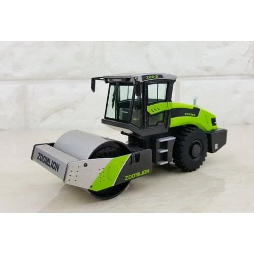 Collectible DieCast Toy Model 1:50 Scale ZOOMLION ZRS326 Single Road Roller Compactor Engineering Machinery Vehicles Decoration