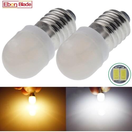 2/4 Pcs E10 Miniature LED Bulb 3V 6V 3/6 Volt Warm White Screw Upgrade Lamp Replace Flashlight Torch Headlight Bike Work Light