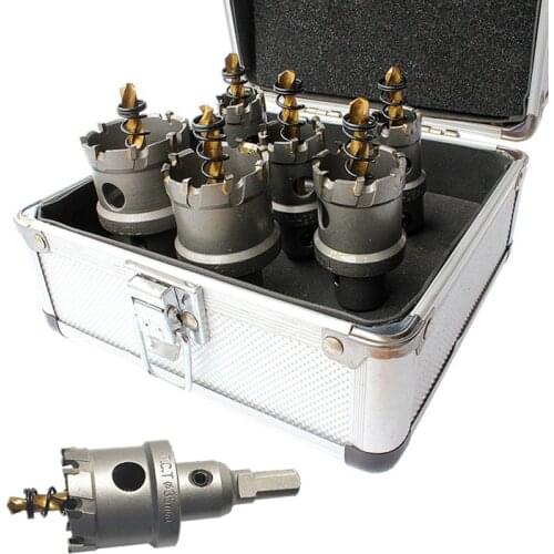 HSS Drill Bit Set High Speed Steel Carbide Tip Hole Saw Tooth Cutter Metal Drilling Hand Woodworking oard Hardware Install Guide