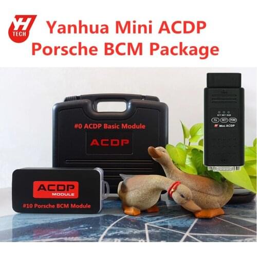 Yanhua Mini ACDP BCM Package for Porsche Key Programming Adding and all-key-lost