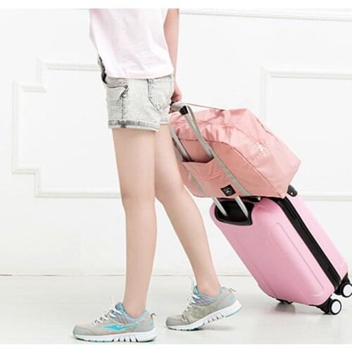 Waterproof Nylon Travel Bags Women Men Large Capacity Folding Duffle Bag Organizer Packing Cubes Luggage Bag malas de viagem com