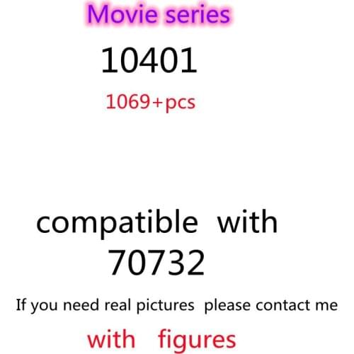 1069pcs 10401 Building Block Toy Movie Series 70732 Assembled Building Block Childrens Toy Gifts