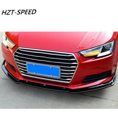 2017 A4L PP Material Bumper Front Lip for Audi Sporting Type Modified Car Exterior Protectors