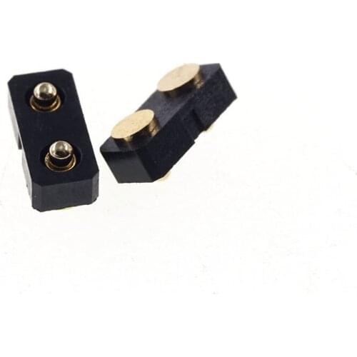 50 pcs Spring Loaded Connector Pogo Pin 2 Position 3.0 Pitch SMT 2.5 mm Height Single Row Surface Mount PCB
