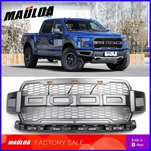 Car accessories modified front racing grills ABS grill raptor grille mask trims cover for F150 2018