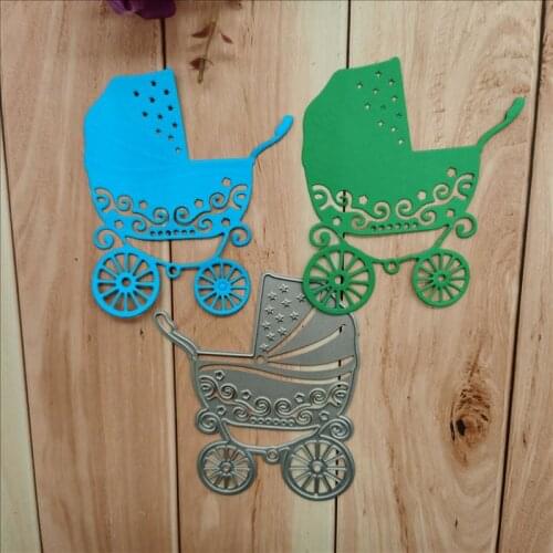Baby stroller Metal Cutting Dies for DIY Scrapbooking Album Paper Cards Decorative Crafts Embossing Die Cuts