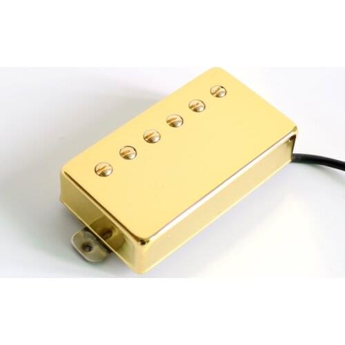 Sell Free Shipping PAF gold Nickel silver baseplate Alnico 5 lp guitar pickup Neck bridge or 1set