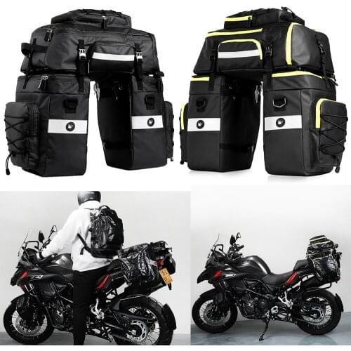 New Mountain Road Bicycle Bike 3 in 1 Trunk Bags Cycling Double Side Rear Rack Tail Seat Pan nier Pack Luggage Carrier waterproo