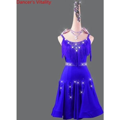 Latin dance competition dresses For women Rumba Cha-cha clothes Latin dance Professional Performance Children Stage Dancewear