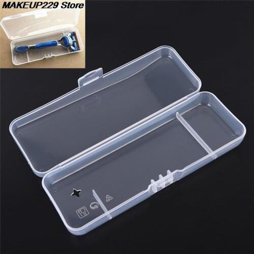 1pc Manual Shaving Razor Cartridge Box Storage Box High Quality Razor Travel Case Universal Toolholder