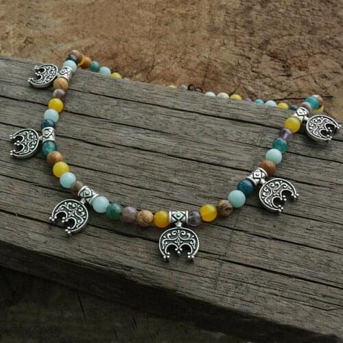 Lanseis 1pcs Viking Jewelry Clothes for Ladies Viking Boob Bling pendant slavic Lunula women jewelry