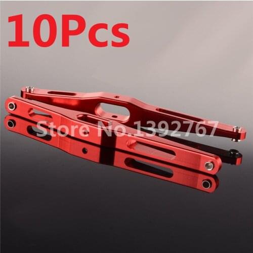 10Pcs RC Car Aluminum Alloy Rear Lower Suspension Arm K949-008 For 1/10 Scale Models Remote WLtoys K949 CLIMBING TRUCK Crawler