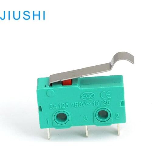 KW4-OZ micro switch 3 pins 1NO 1NC mini limit switch green silver point