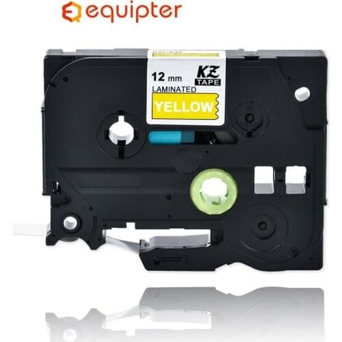 12mm TZ-635 White on Yellow Label Tape Compatible for Brother P-touch TZe-635 Tze Tape Tze-635 Tze 635 Tze635 tz635 tz635