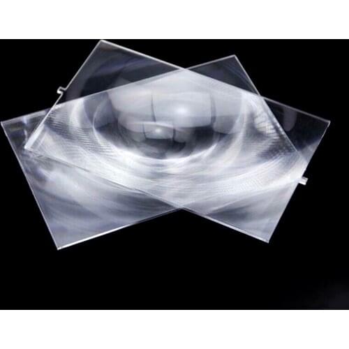 Plastic 5.8 Inch Fresnel Solar Lens Focal Length 185mm 120mm 2 PCS per Set