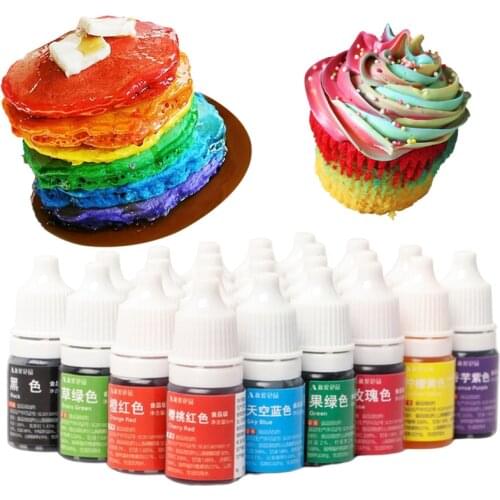 5ML/bottle Macaron Ice Cream Cake Decorating Food Coloring Ingredient Cake Fondant Baking Cake Edible Color Colorant Alimentaire