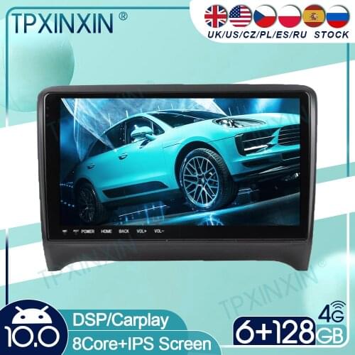 For Audi TT 2011 2012 Android 10 Car Stereo Car Radio with Screen Tesla Radio Player Car GPS Navigation Head Unit