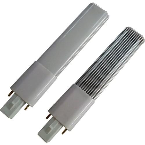 Free shipping Super Bright led G23 lamp 8W Ultra-thin G 23 led lamp led PL light brightness replace 15W CFL light AC85-265V