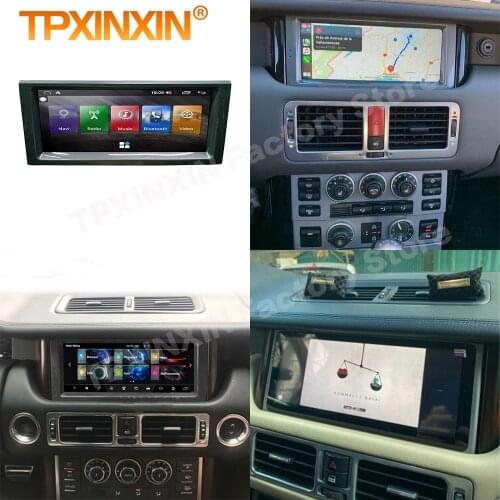 Carplay Android 10 Radio Receiver For Land Range Rover Vogue V8 L322 2002 2003 2004 2005 2006 2007 2008-2012 GPS Video Head Unit