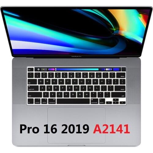 US Layout for Macbook Pro 16 2019 A2141 Keyboard Cover Silicon For Macbook Pro 16 A2141 keyboard Skin Protector