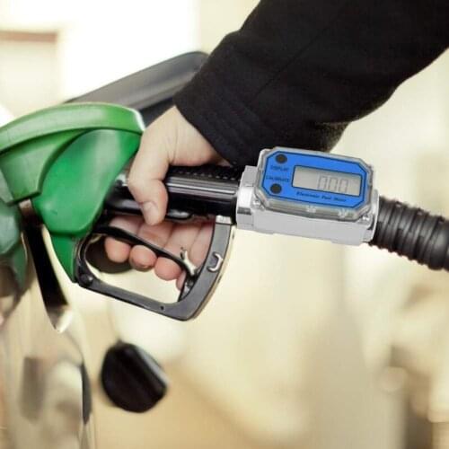 1″ Digital Turbine Flow Meter,Gas Oil Fuel Flowmeter,Pump Flow Meter Fuel Flow Meter,High Accuracy,for Measure Kerosene