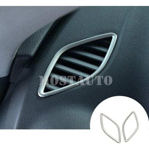 For Audi A3 S3 Inner Front Dashboard Side Air Vent Outlet Cover Trim 2014-2019 2pcs Car Accessories Interior Car Decor Car Trim