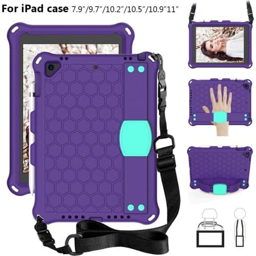 For IPad Air 4 2020 Air 3 10.5 Air 2 10.2 5th 6th 7th 8th Generation Case for IPad Pro 11 2020 Kids Shockproof Cover Skin Shell