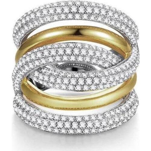 Big Cross Micro Pave Lab Diamond cz Ring 10k Gold Silver Engagement Wedding band Rings for Women Bridal Anniversary Jewelry