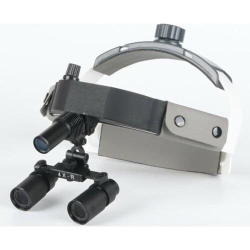 Medical 4 Times LED Headlight Rechargeable Portable Surgical Magnifying Glass Surgical Inspection Head-mounted Magnifying Glass