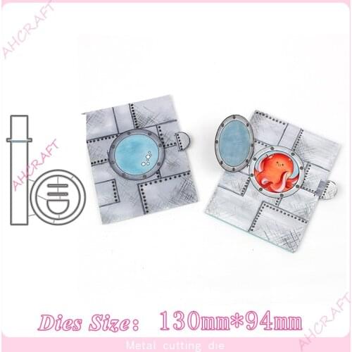 Round window pull tab Metal Cutting Dies for diy Scrapbooking Photo Album Decorative Embossing PaperCard Crafts Die2020