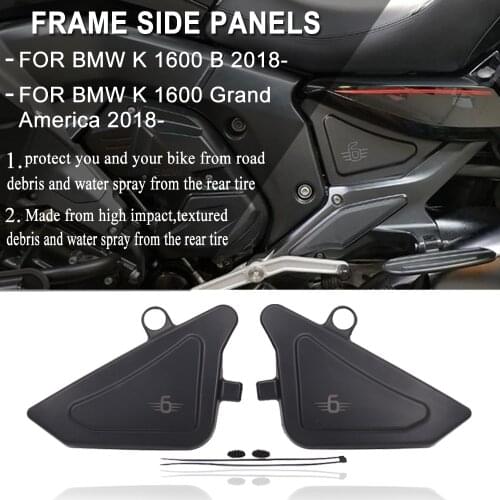 Motorcycle FOR BMW K1600 B/GRAND AMERICA 2018 2019 2020 2021 Frame Side Panels Cover Fairing Cowl Plastic Plates Tank Trim