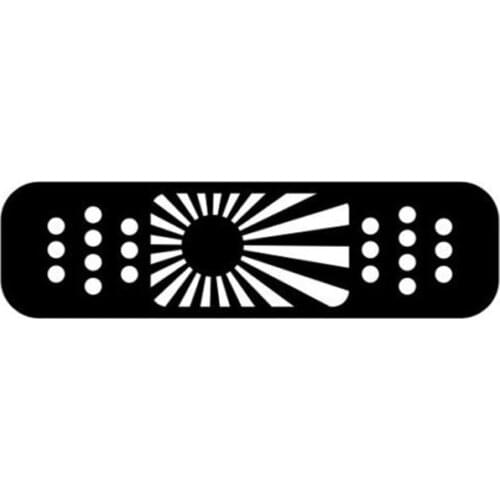 Fun BAND AID Cover Dent Scratch Decal Car Sticker Black/Silver Vinyl 16cm*4cm