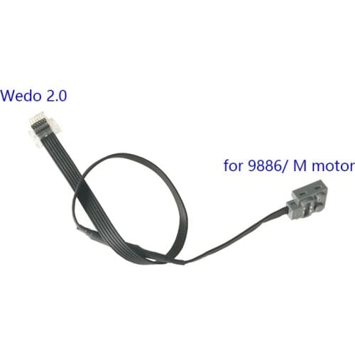 Technic Power Functions Parts 25cm EV3 Wedo 2.0 Crystal Connector Cable Building Blocks For Logos Classic 9686 Robotics Diy Toys