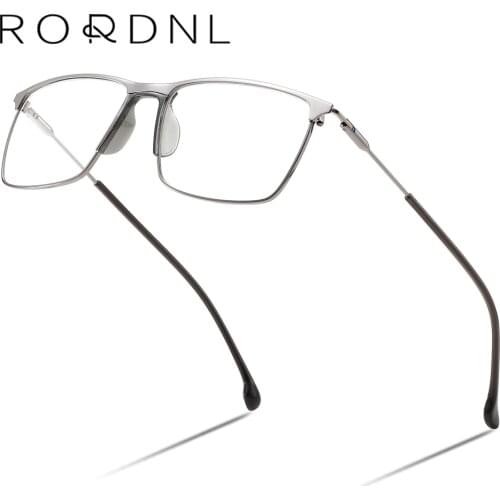 Optical Prescription Glasses for Men Progressive Multifocal Bifocal Eyeglasses Male Myopia Anti Blue Light Eyewear Clear Square