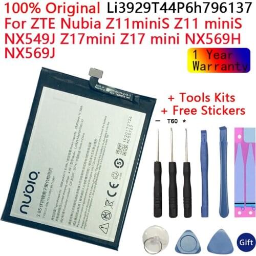 New Original 3000mAh Li3929T44P6h796137 For ZTE Nubia Z11 Mini S Nubia Z17 Mini MiniS NX549 NX549J NX569 NX569J NX569H Battery