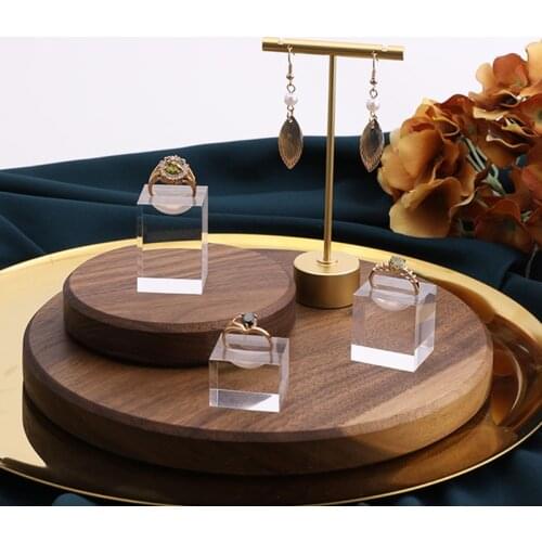 Ring stand holder jewellery display jewelers jewelry organizer stands for ring stand holders set case acrylic