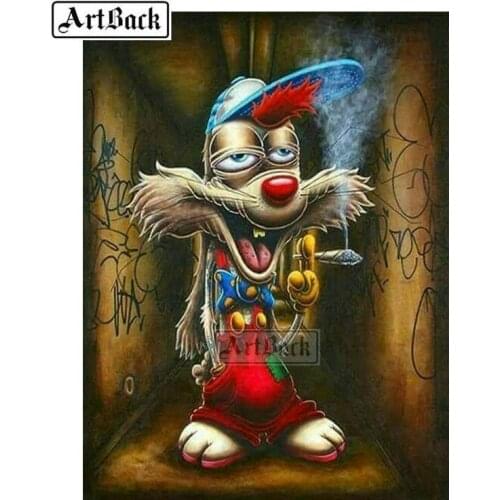 Full square / round drill diamond painting ugly 3d diamond embroidery resin mosaic home decoration ARB58