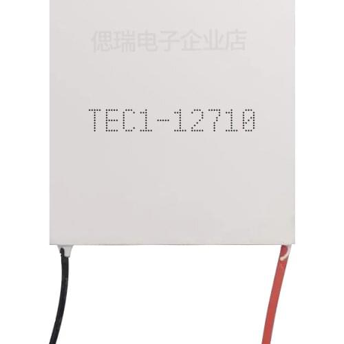 Semiconductor Refrigeration Sheet TEC1-12710 40x40mm 12V10A Full Power Large Temperature Difference Refrigeration Sheet