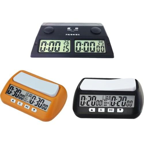 Chess Clocks Professional Portable Digital Chess Board Competition Count Up Down Chess Games Electronic Alarm Stop Pleasure