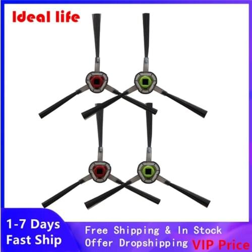 4pcs Side Brushes For ECOVACS DEEBOT OZMO Slim 10 Vacuum Cleaner Sweeper Robot Replacement Part Cleaning Corner Brush Replace