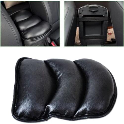 Universal Car PU Leather Soft Central Armrest Console Box Pad Cover Cushion Armrest Seat Protective Pad Mat Auto Accessories