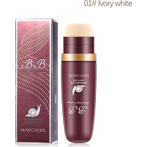 40ml Snail Cushion BB Cream Isolation Delicate Concealer Moisturizing Long-lasting Foundation Cream Beauty Makeup Cosmetic TSLM1